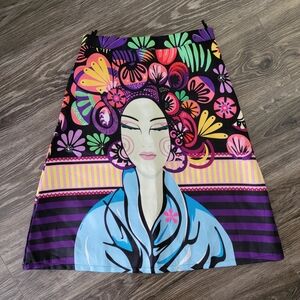 Gumuxi A-line Multicolor Skirt - Medium